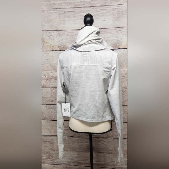 NEW!!!Zyia Active yoga cteam colored long sleeve shawl wrap Sz.L - Picture 2 of 2